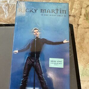 New Sealed Ricky Martin One Night Only Concert VHS Dec 1999